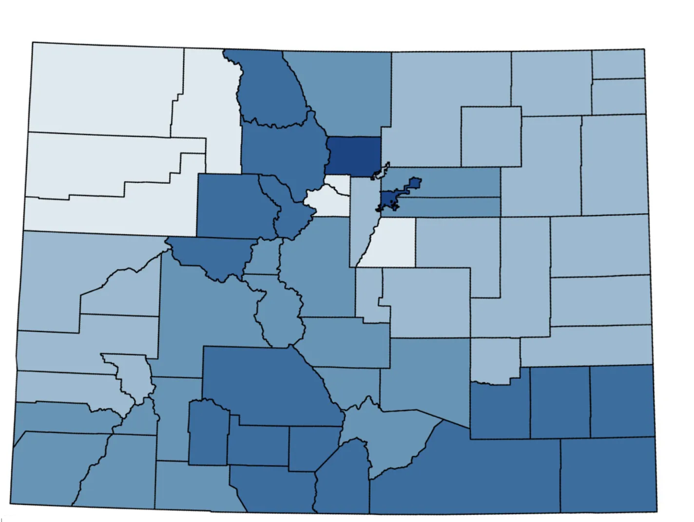 Map of Colorado