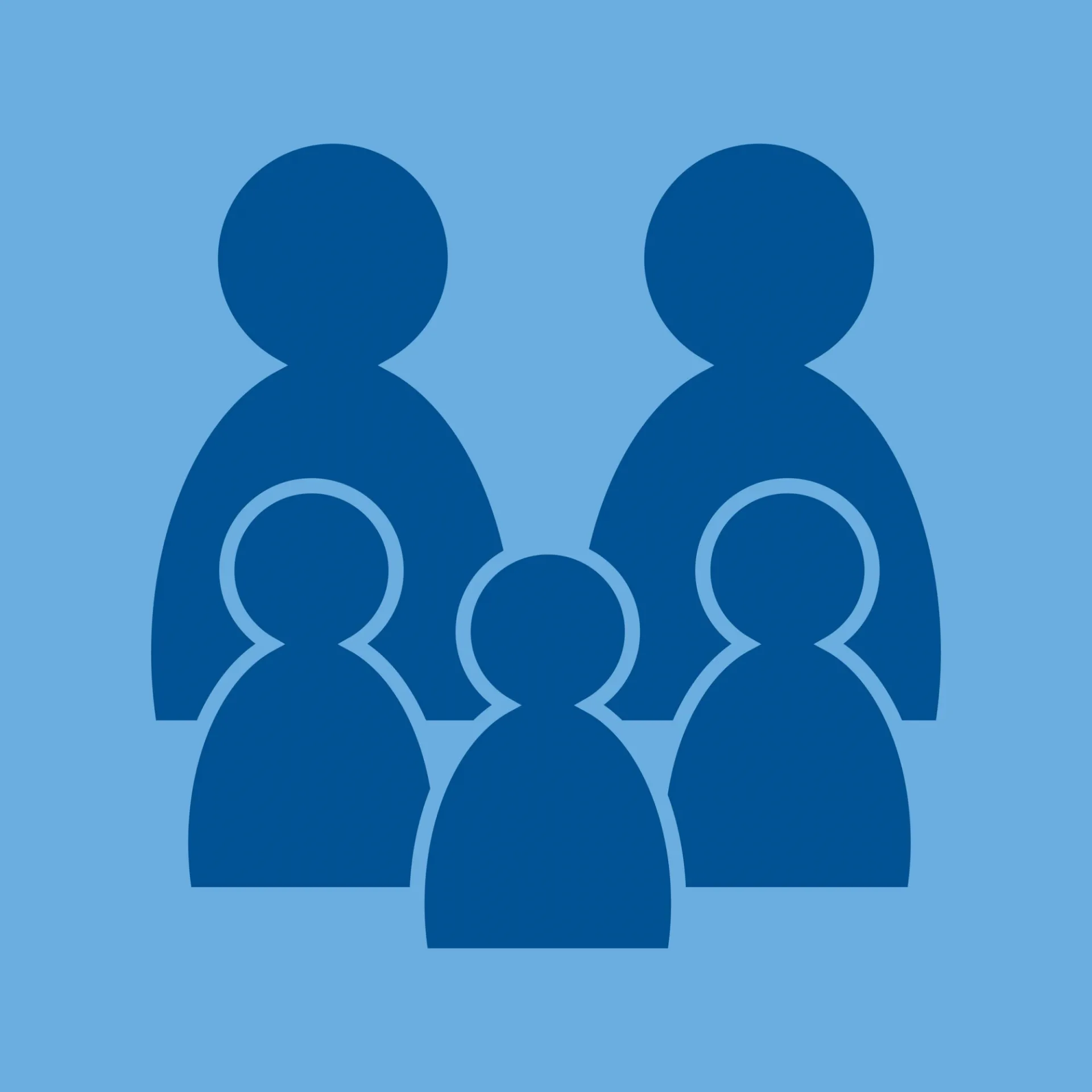 Graphic of a family