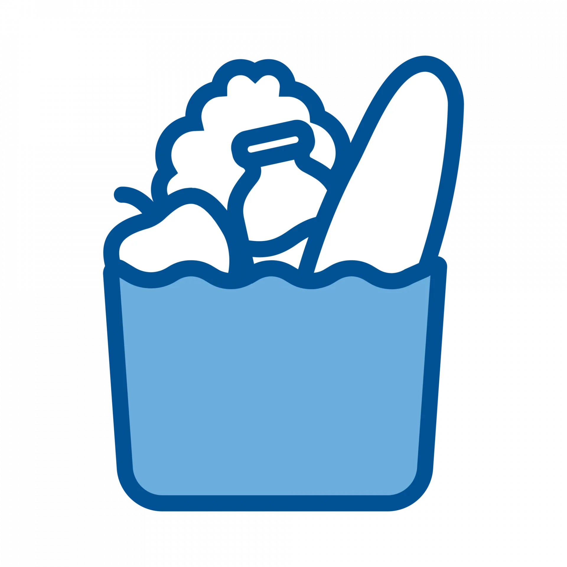 Graphic of a bag of food