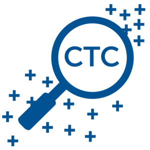 looking glass over CTC text